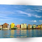 Tropical Island City Afloat Handelskade Curacao A1 XLarge Canvas