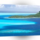 Tropical Island Colors Lagoon French Polynesia A1 XLarge Canvas