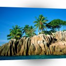 Tropical Island Found Seychelles A1 XLarge Canvas
