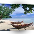 Tropical Island Hana Iti Huahine Tahiti A1 XLarge Canvas