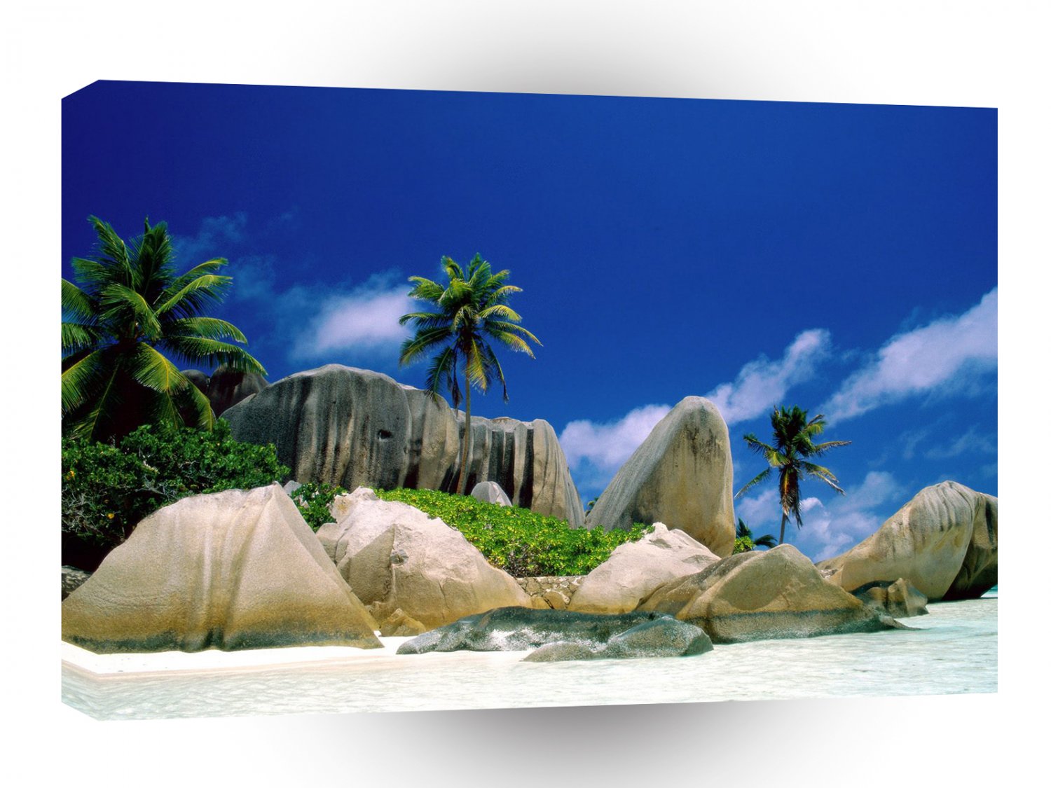 Tropical Island La Digue Seychelles A1 XLarge Canvas