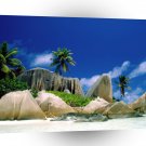 Tropical Island La Digue Seychelles A1 XLarge Canvas