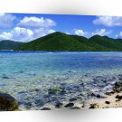 Tropical Island Mary Creek Point Shore St John A1 XLarge Canvas