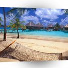 Tropical Island Of French Polynesia A1 XLarge Canvas