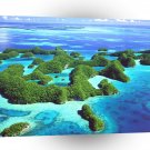 Tropical Island Republic Palau A1 XLarge Canvas