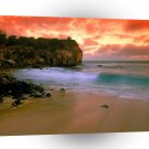 Tropical Island Shipwrecks Poipu Kauai Hawaii A1 XLarge Canvas