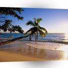Tropical Island Silhouette Island A1 XLarge Canvas