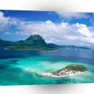 Tropical Island Tahiti French Polynesia A1 XLarge Canvas