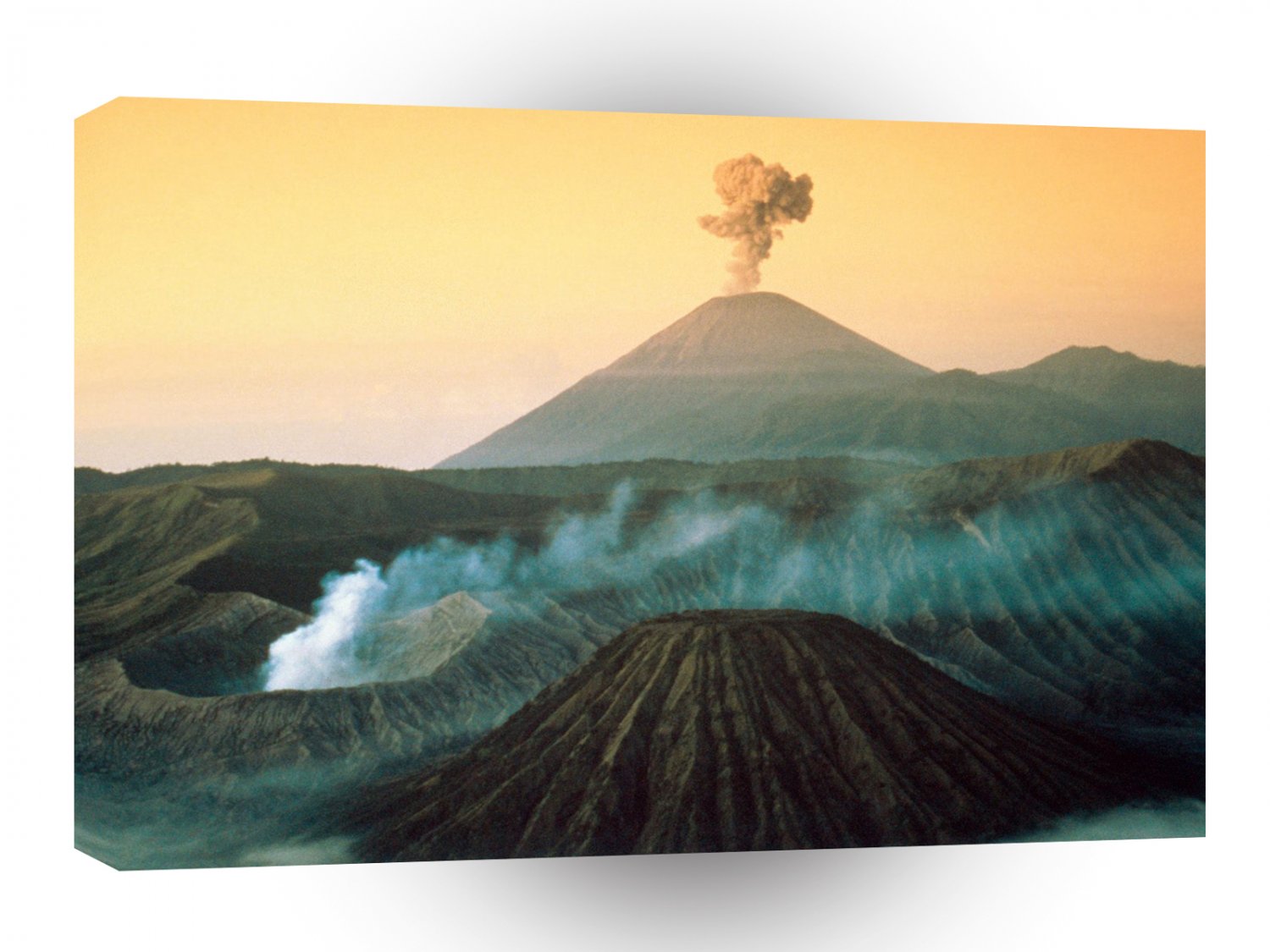 Volcano Indonesian Eruption A1 XLarge Canvas
