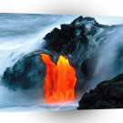 Volcano Lava Flow From Kilauea Hawaii A1 XLarge Canvas