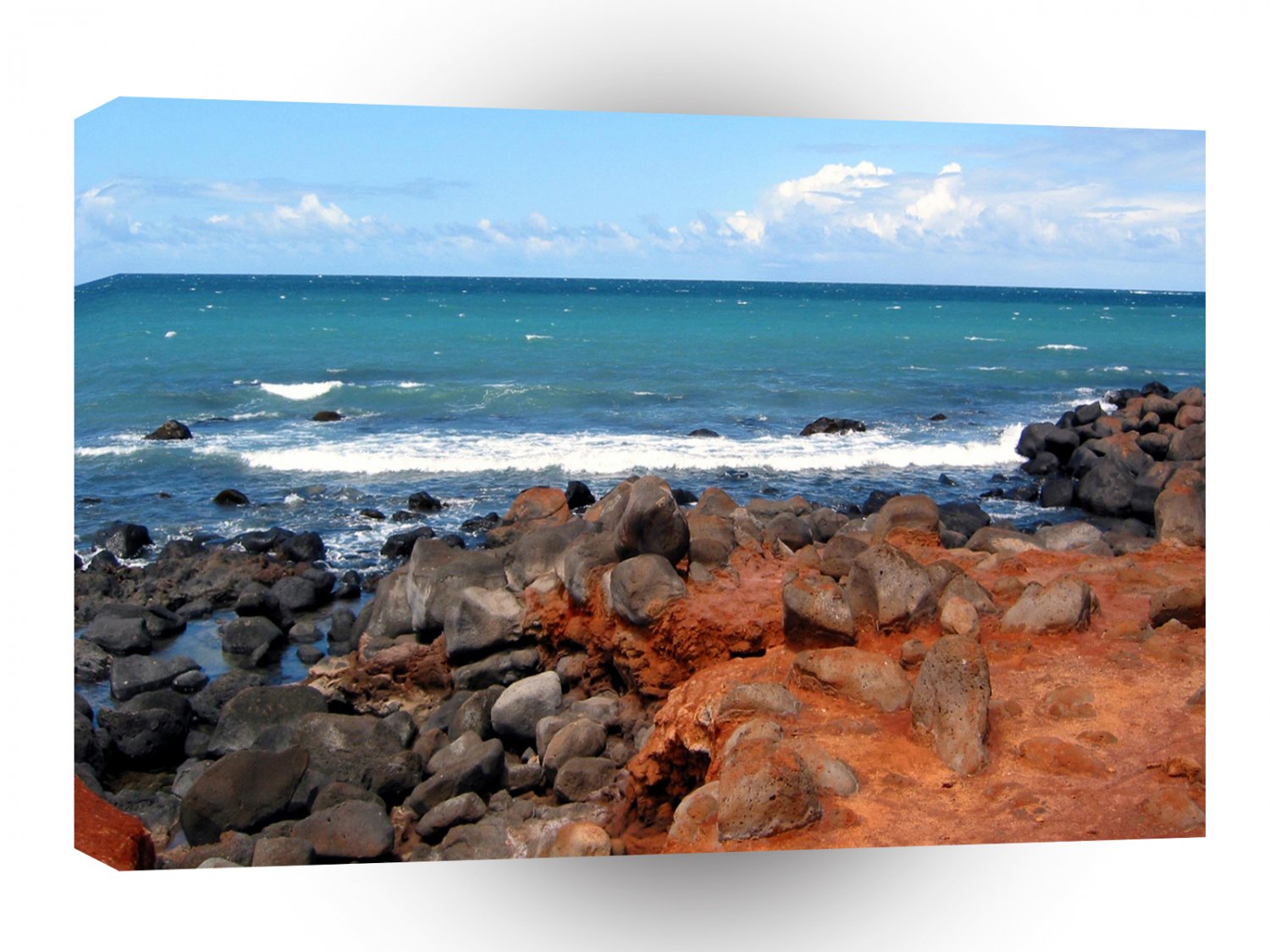 Volcano Volcanic Coast A1 XLarge Canvas