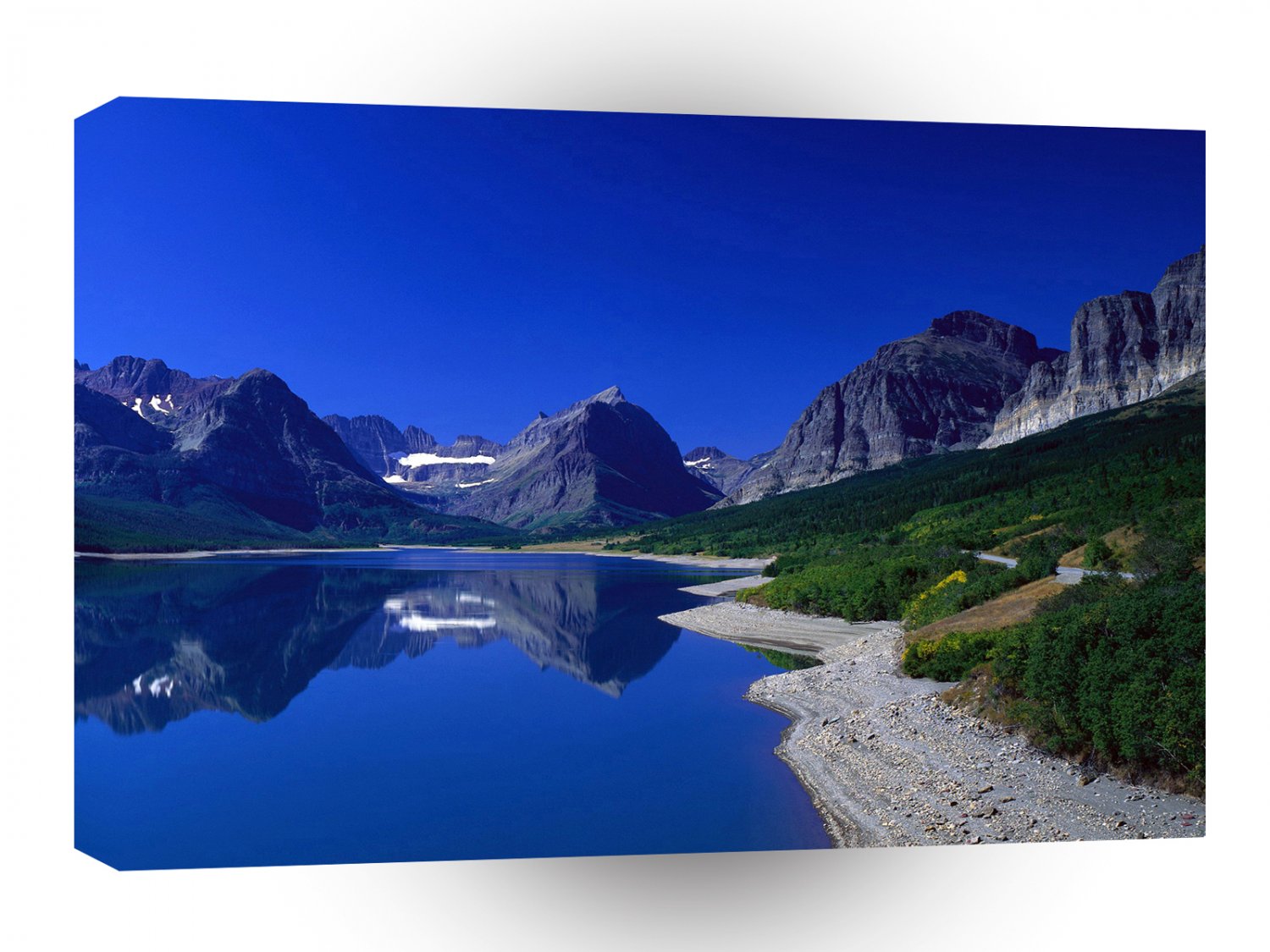 Water Alaska Summertime Reflected A1 XLarge Canvas