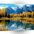 Water Autumn Grand Teton National Park A1 XLarge Canvas