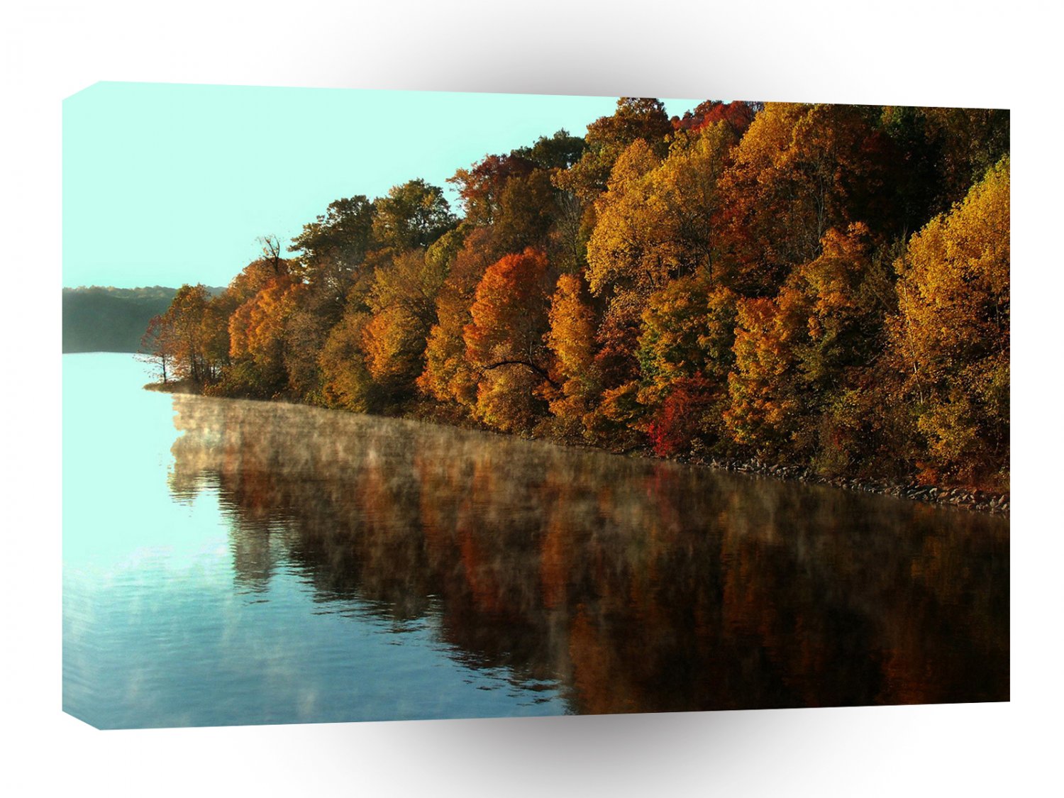 Water Autumn Tree Harmony A1 XLarge Canvas
