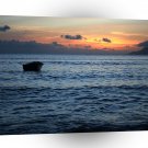 Water Beach Setting Sun A1 XLarge Canvas