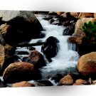 Water Bouder Stream A1 XLarge Canvas