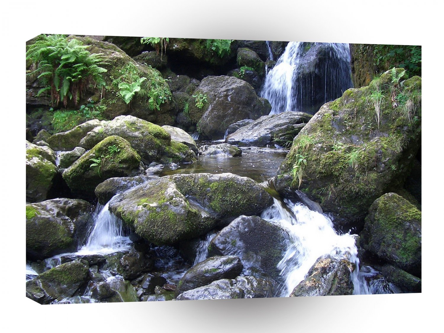 Water Boulder Moutain Falls A1 XLarge Canvas