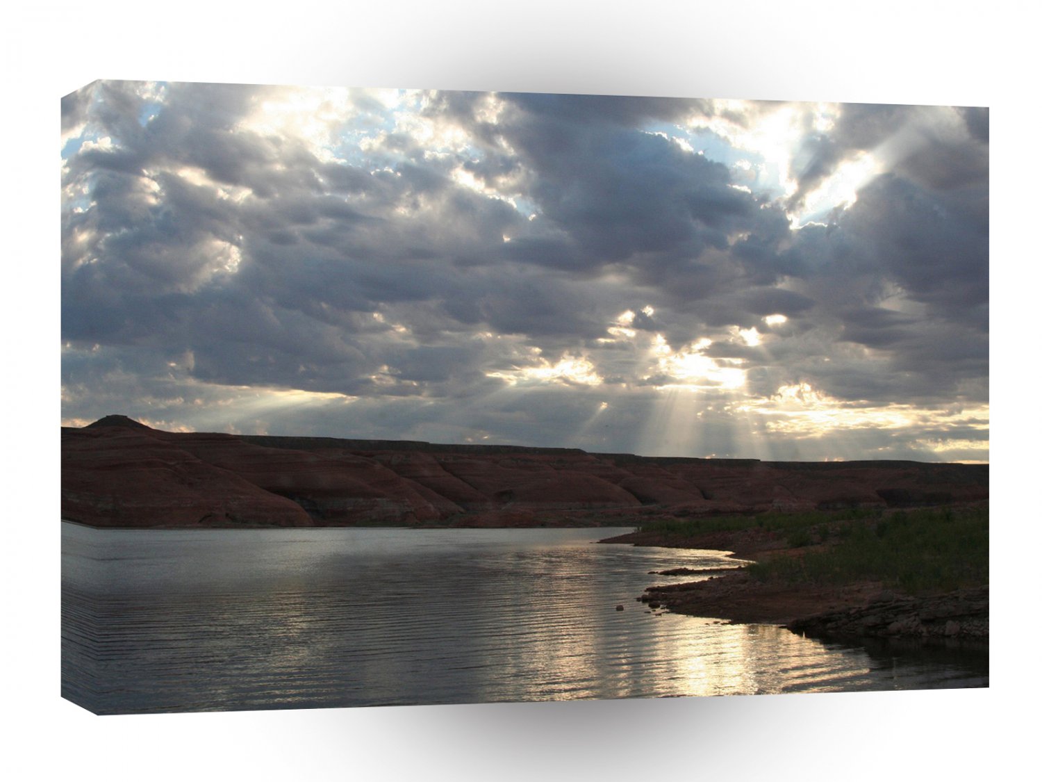 Water Bright Reflections A1 XLarge Canvas
