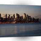 Water Canary Wharf Thames A1 XLarge Canvas
