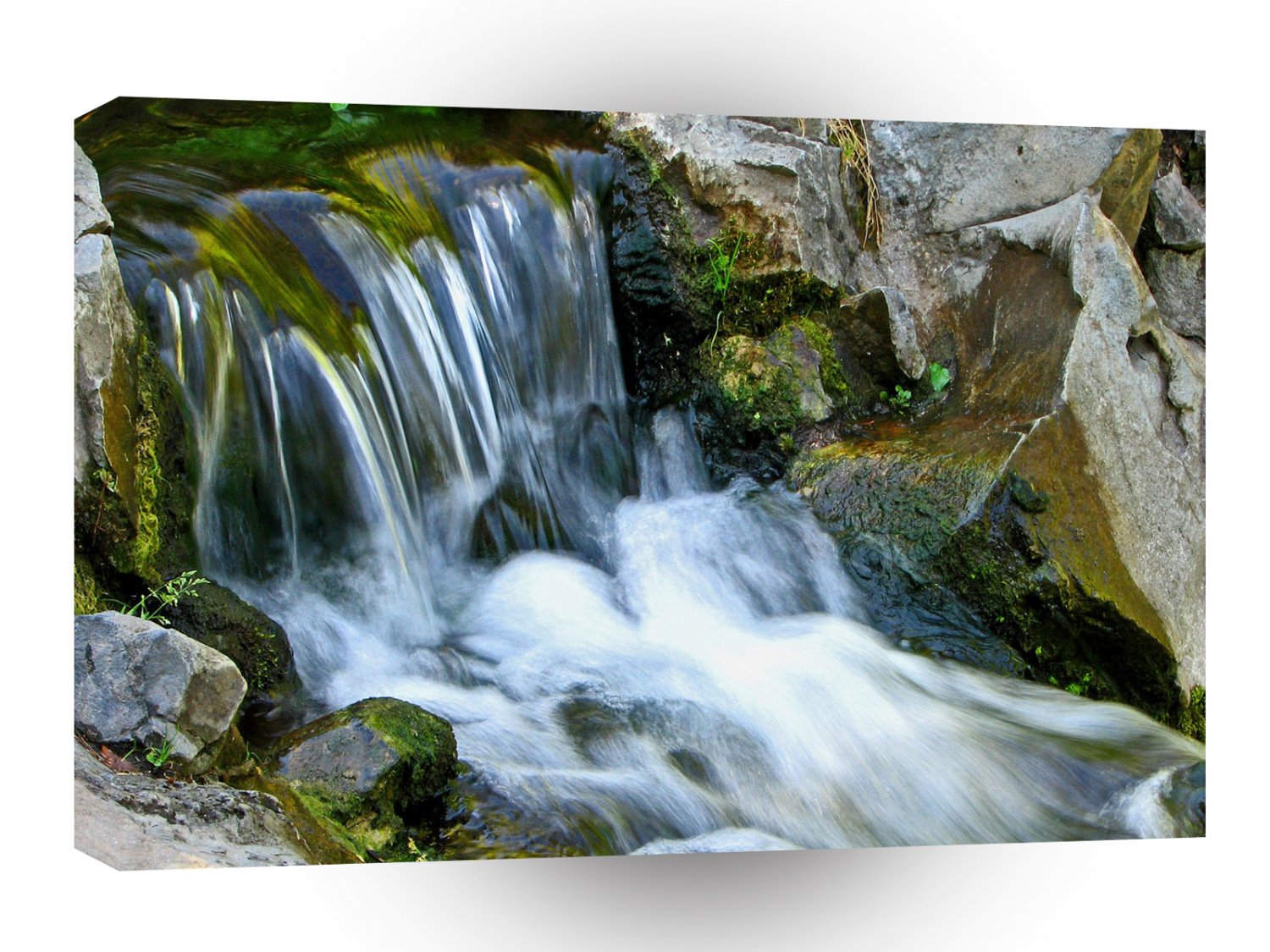 Water Close Up Mountain Stream A1 XLarge Canvas