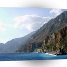 Water Crete Clifs A1 XLarge Canvas