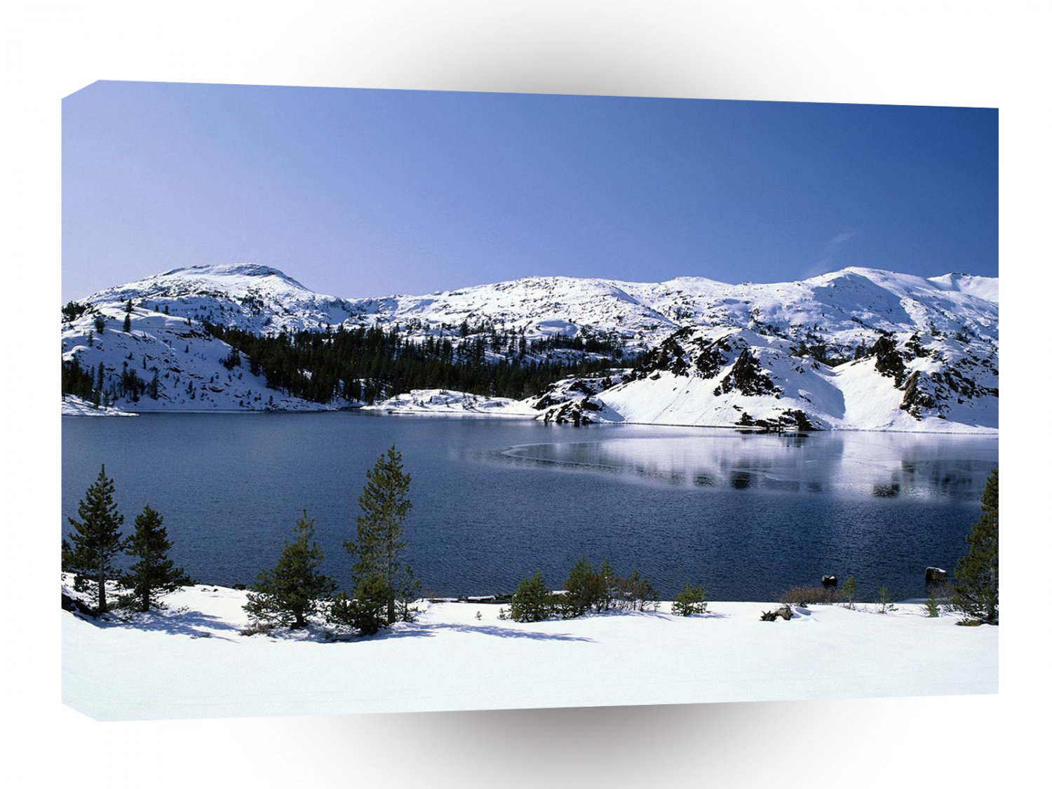 Water Emerging Winter Yosemite A1 XLarge Canvas