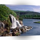 Water Fall Creek Falls And Snake River Idaho A1 XLarge Canvas
