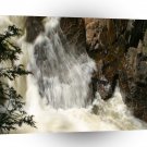 Water Falls Above A1 XLarge Canvas