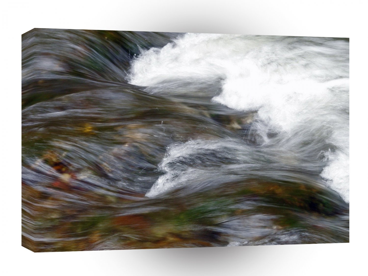 Water Force Of Current A1 XLarge Canvas