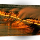Water Golden Wave At Sunset Escondido Mexico A1 XLarge Canvas
