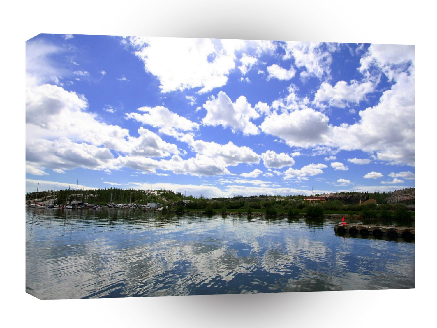 Water Harbour View A1 XLarge Canvas