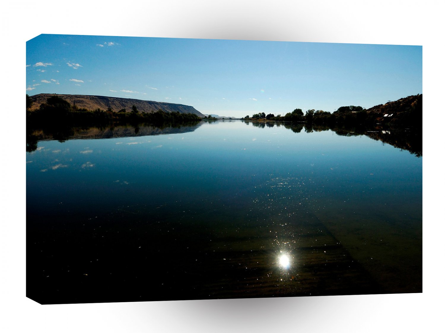 Water Hot Still Reflection A1 XLarge Canvas