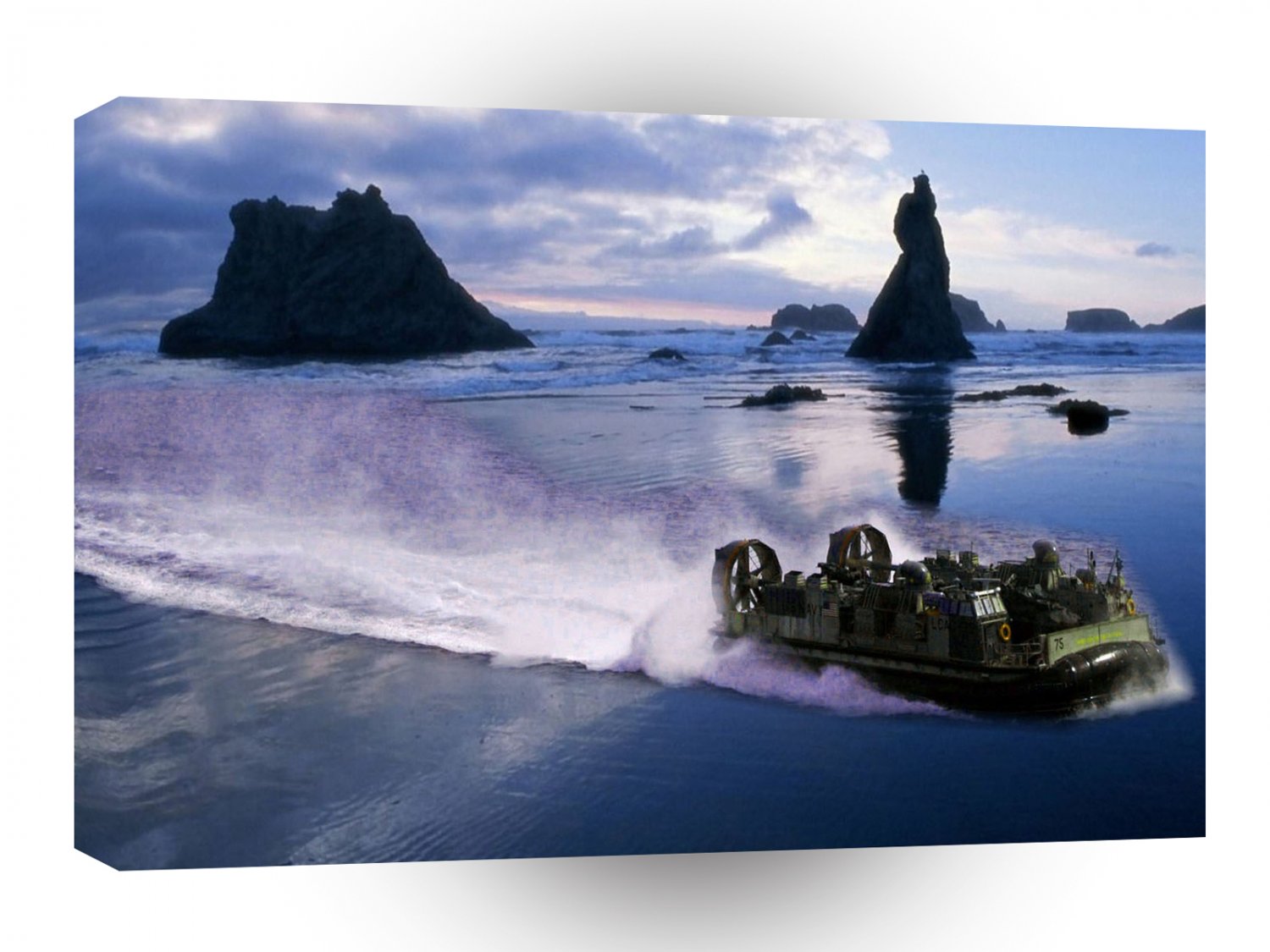 Water Hover Craft Speeds A1 XLarge Canvas