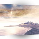 Water Icey Sea Mountians A1 XLarge Canvas