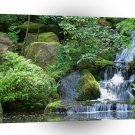 Water Japanese Garden Falls A1 XLarge Canvas