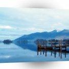 Water Lake Derwent Jetty Cumbria A1 XLarge Canvas