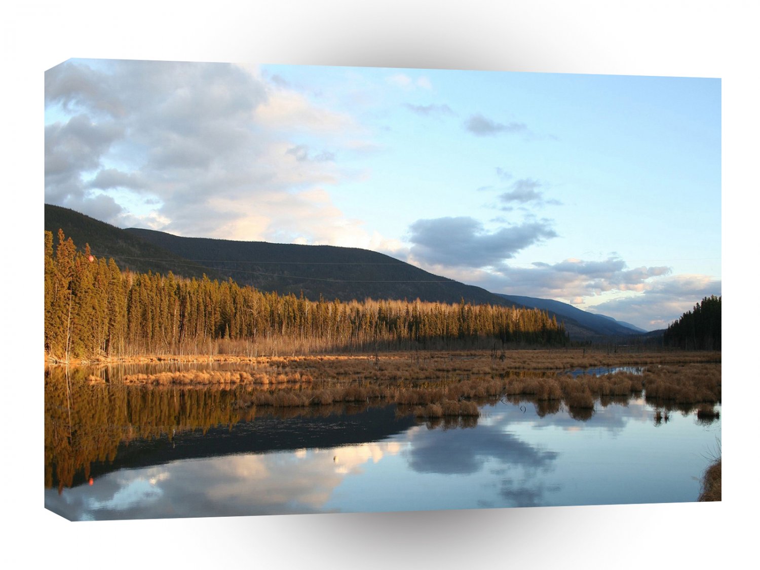 Water Last Sunset Before Snow A1 XLarge Canvas