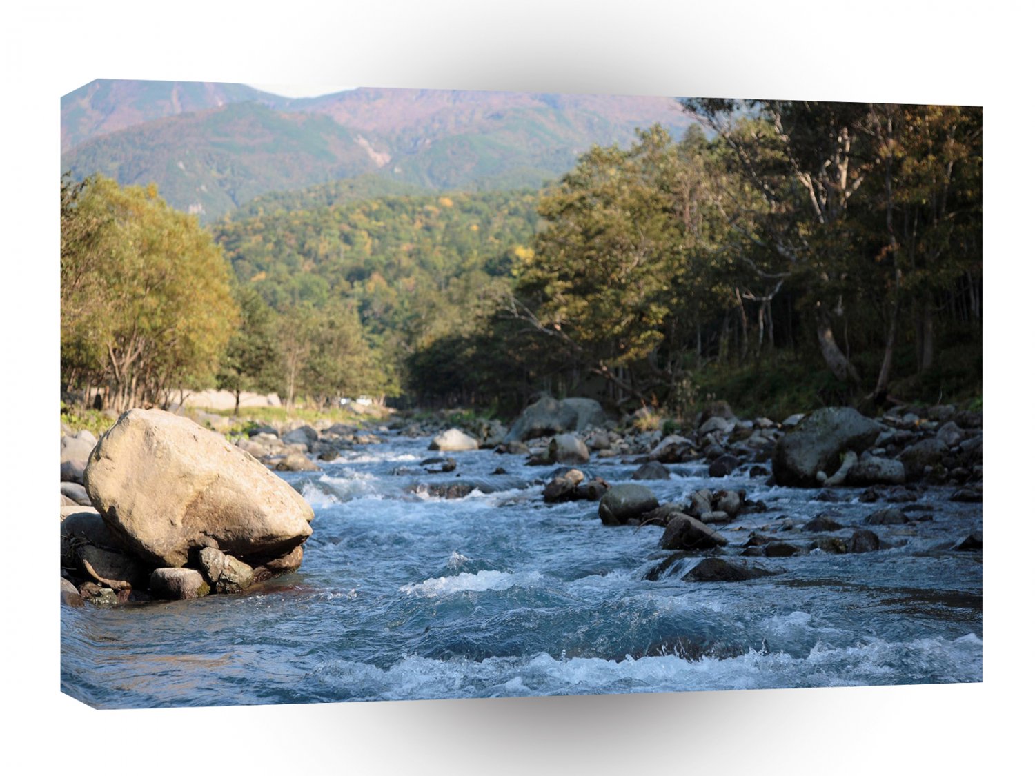 Water Mountain View River A1 XLarge Canvas