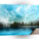 Water Mystery Bay A1 XLarge Canvas
