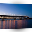 Water Night Time Light Over Bridge A1 XLarge Canvas