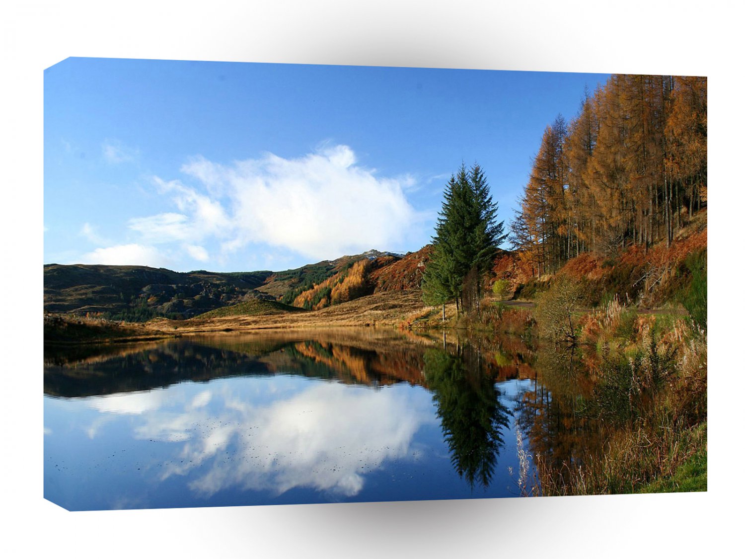 Water Perfect Still Reflection A1 XLarge Canvas