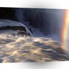 Water Rainbow Rapid Falls A1 XLarge Canvas
