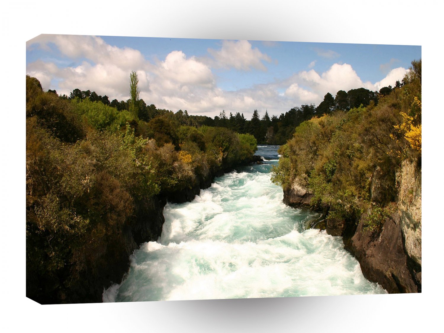 Water Rapid River Channel A1 XLarge Canvas