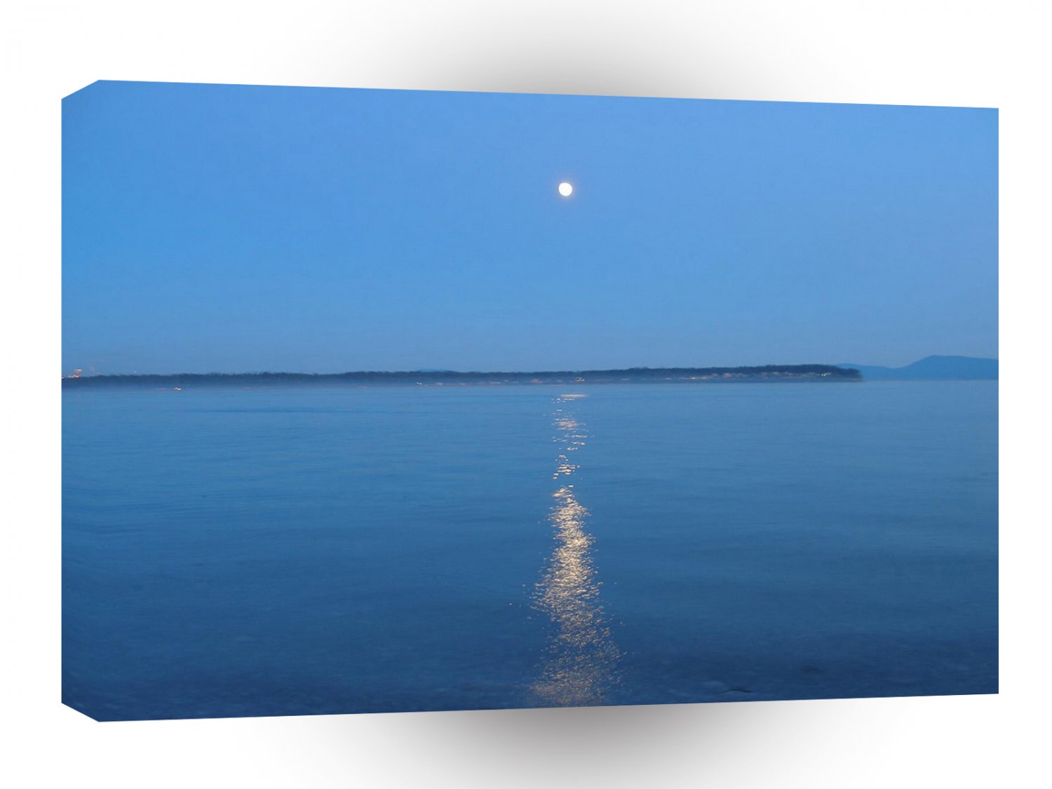 Water Reflected Moonlit Seas A1 XLarge Canvas