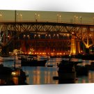 Water River Harbour Bridges A1 XLarge Canvas