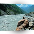 Water Rivers Mountain Flood Banks A1 XLarge Canvas