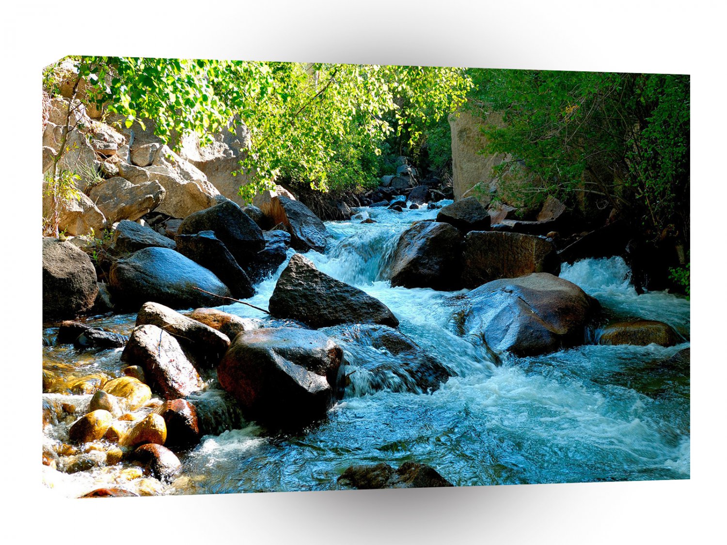 Water Rocky River Rapids A1 XLarge Canvas