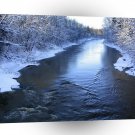Water Snow Covered Winter A1 XLarge Canvas