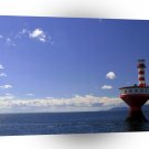 Water Special Lighthouse Day Red White A1 XLarge Canvas