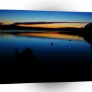 Water Sunset Late Glow A1 XLarge Canvas